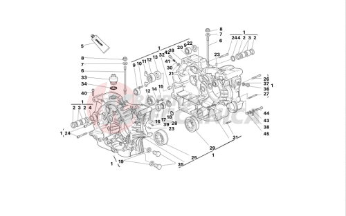 Crankcase halves