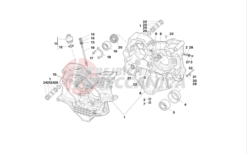 Crankcase halves