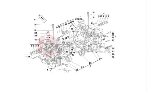 Crankcase halves