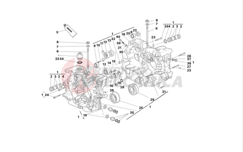 Crankcase halves