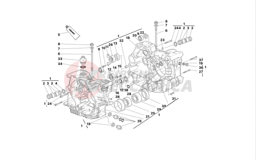 Crankcase halves