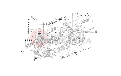 Crankcase halves