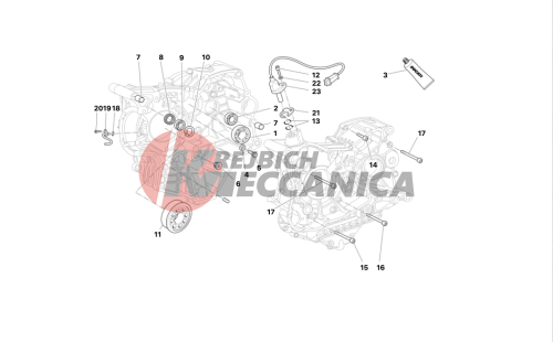 Crankcase halves 2