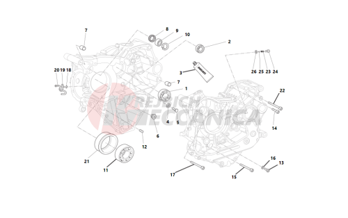 Crankcase halves 2