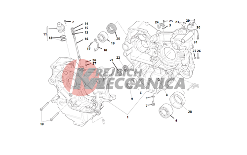 Crankcase halves