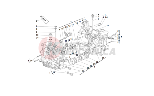 Crankcase halves