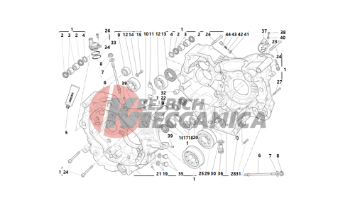 Crankcase halves