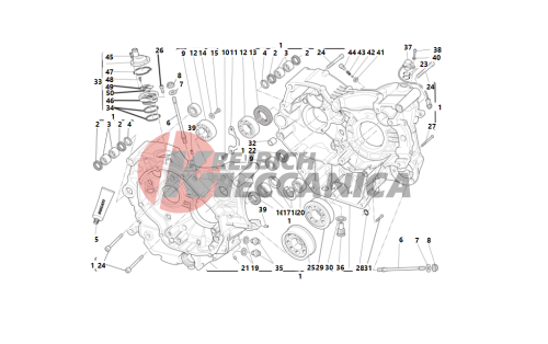 Crankcase halves