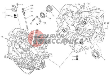 Crankcase halves