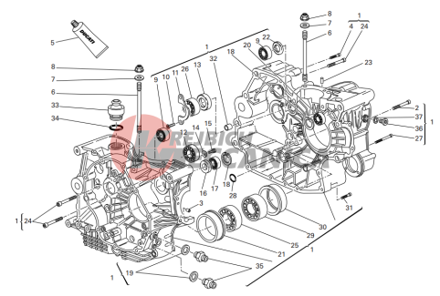 Crankcase halves