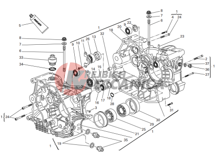 Crankcase halves