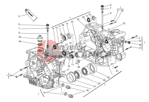 Crankcase halves