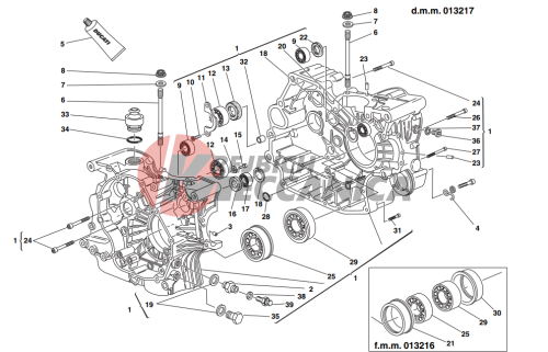 Crankcase halves