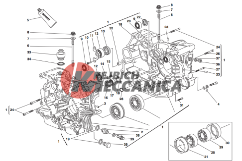 Crankcase halves