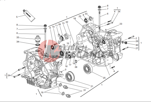 Crankcase halves