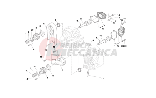 Cylinder head : timing system