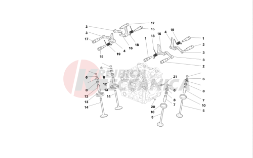 Cylinder head : timing system