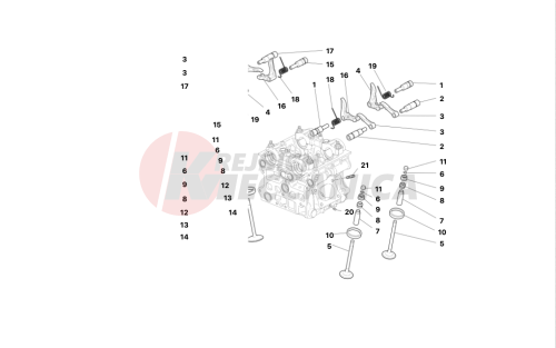 Cylinder head : timing system