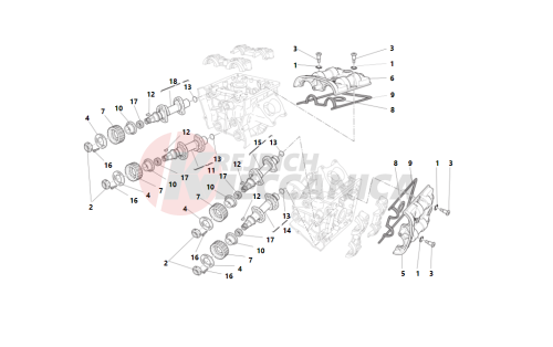 Cylinder head : timing system