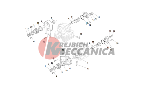 Cylinder head : timing system