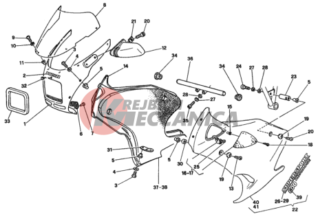 FAIRING FM <-003551