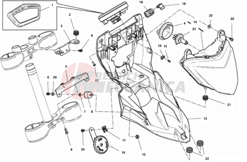 FANALE ANTERIORE E CRUSCOTTO