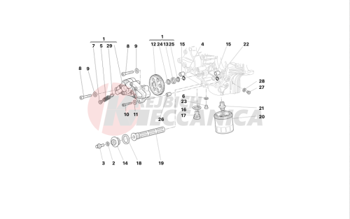 FILTERS AND OIL PUMP