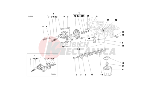 FILTERS AND OIL PUMP