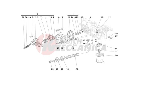 FILTERS AND OIL PUMP