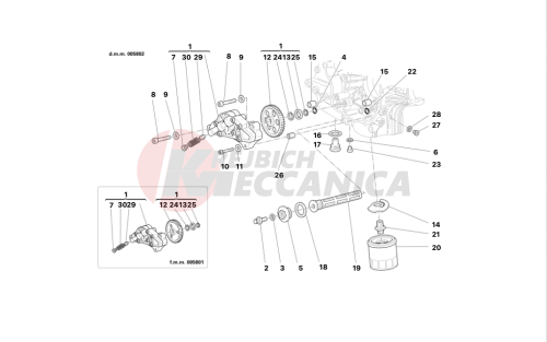 FILTERS AND OIL PUMP