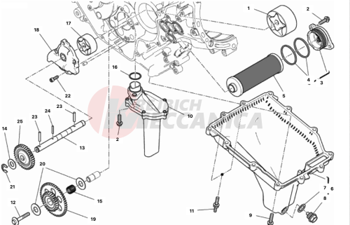 FILTERS AND OIL PUMP