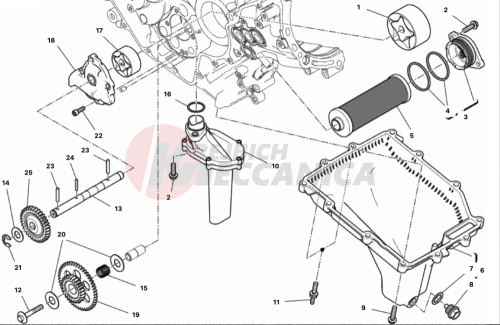 FILTERS AND OIL PUMP