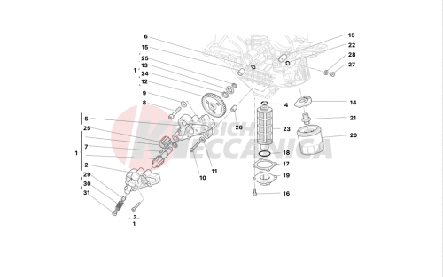 FILTERS AND OIL PUMP