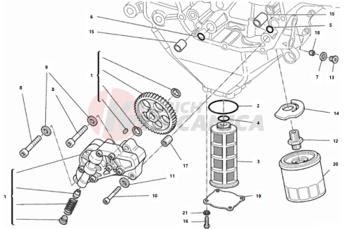 FILTERS AND OIL PUMP