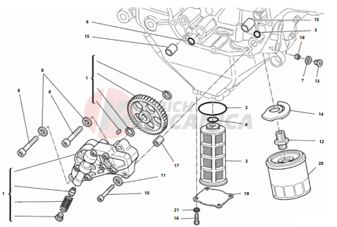 FILTERS AND OIL PUMP