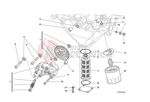FILTERS AND OIL PUMP