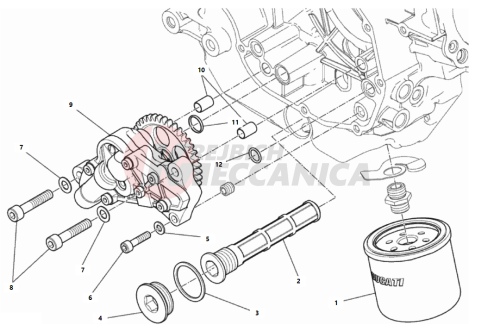 FILTERS AND OIL PUMP