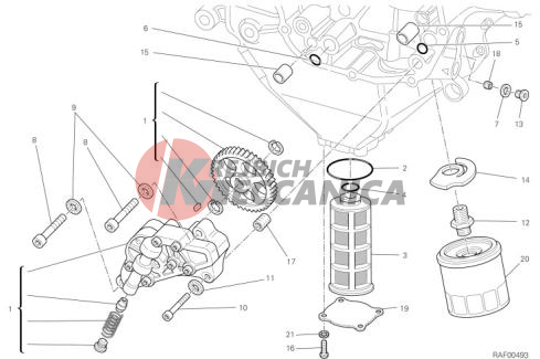 FILTERS AND OIL PUMP