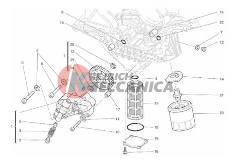 FILTERS AND OIL PUMP