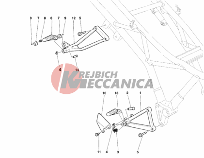 R.H. FOOT RESTS