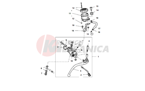 FRONT BRAKE PUMP (6/34)