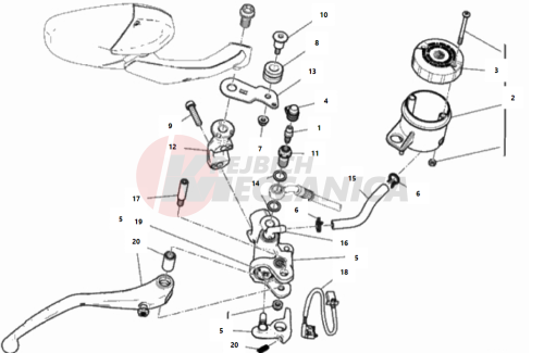 FRONT BRAKE PUMP