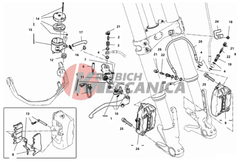 FRONT BRAKE SYSTEM