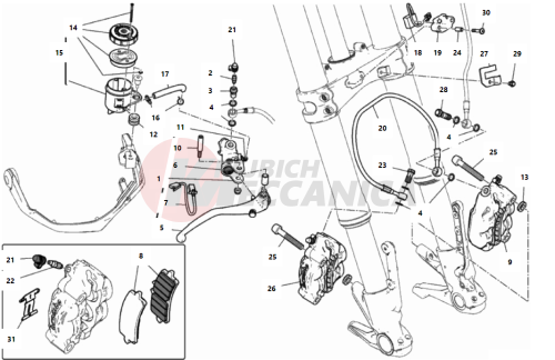 FRONT BRAKE SYSTEM