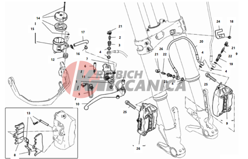 FRONT BRAKE SYSTEM