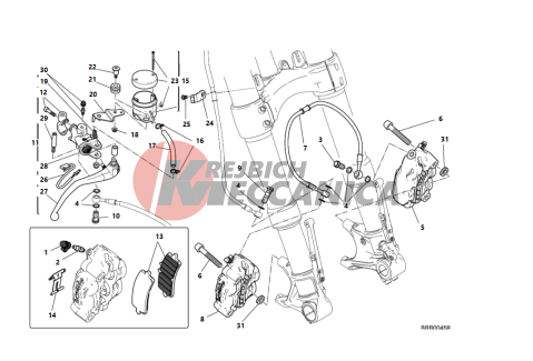 FRONT BRAKE SYSTEM