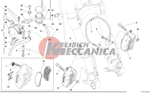 FRONT BRAKE SYSTEM