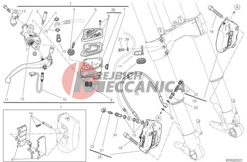 FRONT BRAKE SYSTEM