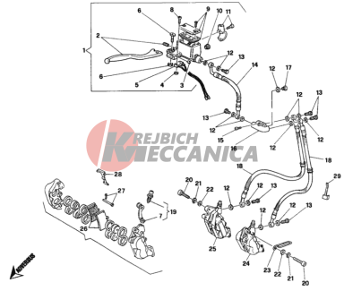 FRONT BRAKE SYSTEM