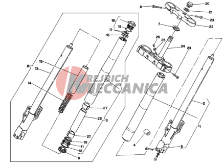 FRONT FORK DM (007707->)